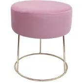 Echtwerk Hocker Marilyn Rosa Samt