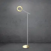 ESCALE Select Midnight LED-Leseleuchte-Körper/body Aluminium geschliffen-Kopf/head Gold