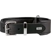 Hunter Halsband Basic 50 nickel, Hals 35-43 cm schwarz