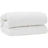 vidaXL Bettdecken Set 3 pcs Weiß Mikrofaser und Daunenfedern
