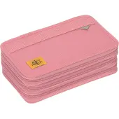 Lassig Unique 1205010634, Weiches Federmäppchen, Polyester, Pink, Einfarbig, 5 Jahr(e), Reißverschluss