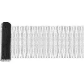 vidaXL Bodenmontierter Sechseckzaun 100 x 0,5 m Grau Netz