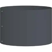 vidaXL Pflanzenring Anthrazit 30 x 30 x 20 cm Kaltgewalzter Stahl