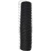 vidaXL Hexagonzaun Grau 0,4 x 100 m PVC