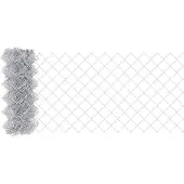 vidaXL Maschendrahtzaun mit Betonsockel 25 x 0,4 m Verzinkter Stahl