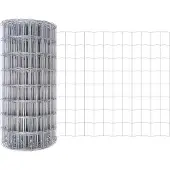 vidaXL Euro-Zaun mit Betonsockel 25 x 0,4 m Verzinkter Stahl Silber
