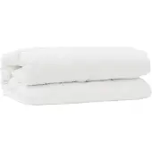 vidaXL Bettdecken Set mit Kissen 2 pcs Weiß Mikrofaser
