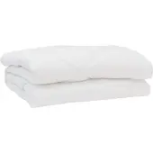 vidaXL Bettdecke mit Kissen 3 pcs Weiß Mikrofaser