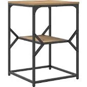 vidaXL Beistelltisch Artisan-Eiche 41 x 40 x 60 cm