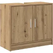 vidaXL Badezimmerschrank Artisan-Eiche 63 x 29 x 55 cm Holzwerkstoff
