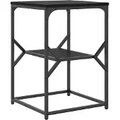 vidaXL Beistelltisch Schwarz Eichen-Optik 41 x 40 x 60 cm