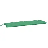 vidaXL Gartenbank-Auflage Grün 150x50x7 cm Oxford-Gewebe