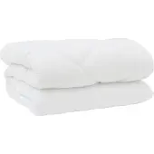 vidaXL Winterbettdecke mit Kissen 3 stk. Weiß Mikrofaser