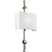 Elstead Lighting Teva Zeitgenössische Wandleuchte Stahl Poliertes Nickel 1 Licht E27