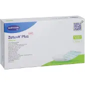 Kohlpharma GmbH Zetuvit Plus Silicone Steril 10x20 Cm 10 St