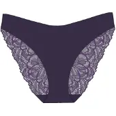 Triumph Tai-Slip "Body Make-Up Illusion Lace" florale Stretch-Spitze, hoher Beinausschnitt, weiche Microfaser