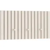 Sconto Garderobenpaneel Calumo , creme , Holzwerkstoff,Filz , Maße (cm): B: 60 H: 30 T: 7.5