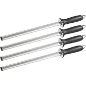 TokioKitchenWare 4er-Set Diamant-Wetzstähle, 29 cm