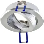 EVN Deckeneinbau rund schwenkbar alu IP20 GX5.3 12V EinbauØ68
