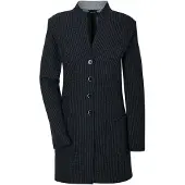 MADELEINE Longblazer "Gehrock Eleganter Einreiher mit Nadelstreifen" Nadelstreifen