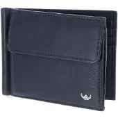 Golden Head Leder Geldbörse Geldklammer Capri RFID Protect Clip-Scheintasche 1921 Blau dunkelblau