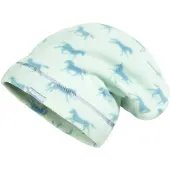 Playshoes Fleece-Beanie in Türkis - 53 cm