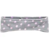 Playshoes Fleece-Stirnband Punkte in Grau | Gr.: onesize