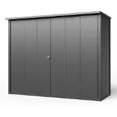 PRIMEYARD 228 x 84 cm Gartenschrank, anthrazit - (GFPV00931)