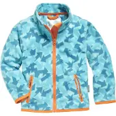 Playshoes Fleece-Jacke Pfeile Camouflage in Petrol | Gr.: 98