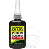 Petec Schraubensicherung hochfest rot Schraubenkleber Flasche 50g