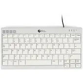 BakkerElkhuizen UltraBoard 950 V2 DE Qwertz, Kabelgebunden, USB, Scherenschalter, QWERTZ, Dunkles Grau, Hellgrau