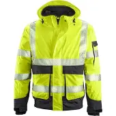 4Protect Warnschutz Pilotenjacke "NEWARK" - XXL - gelb/grau