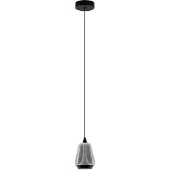 Lyora Design-Pendelleuchte Alish 1-flammiges Rauchglas