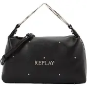 Replay Umhängetasche Reporter Bag Black schwarz