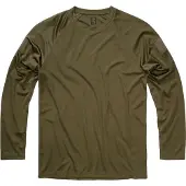 Brandit Longsleeve "Quick Dry Shirt Longsleeve" in Grün | Gr.: 4XL