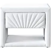 Vente-unique Nachttisch Ulami Weiß 50 cm