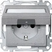 Merten SCHUKO-Steckdose mit Klappd. und MEG2312-0460
