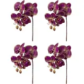 Creativ Green Kunstorchidee "Orchidee Phalaenopsis", lila, H:44cm, Kunstpflanzen, Kunstorchidee, mit real-touch-Blüten
