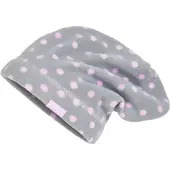 Playshoes Fleece-Beanie in Grau - 55 cm