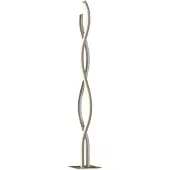 LUCANDE LED Stehlampe Mairia , dimmbar, alu / grau / zink, für Wohn- / Esszimmer, Aluminium, Modern, LED Stehlampe
