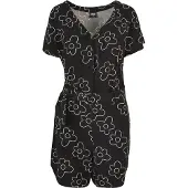 Urban Classics Jumpsuit "Damen Ladies Short Viscose Belt Jumpsuit" 1 Stk.