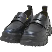 Buffalo Damen Halbschuhe Aspha Loafer 1624071 Schwarz