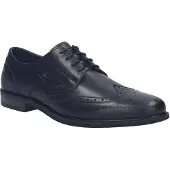 Josef seibel Budapester "Desmond 02", Herren, Gr. 46, Leder, schwarz, Lyralochung, Schuhe Budapester, Schnürer, Abendschuh mit elegantem Lyra-Lochmuster, H-Weite