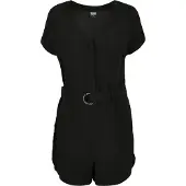 Urban Classics Jumpsuit "Damen Ladies Short Viscose Belt Jumpsuit" 1 Stk.