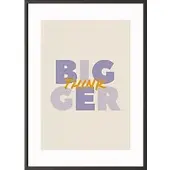 PaperFlow Wandbild Think bigger 297 x 420 mm