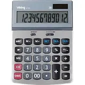 Viking Finanzieller Taschenrechner AT-814 Silber