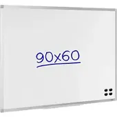 Viking Whiteboard Superior Emaille Magnetisch 900 mm x 600 mm