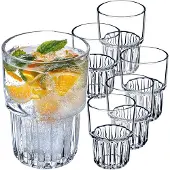 Kadax 6x Kaltgetränkegläser 320ml Wassergetränkeglas-Set