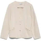 Vero Moda Jeansjacke in Ecru | Gr.: M