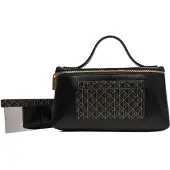 Calvin Klein Kosmetiktasche Emblem Aop Beauty Case Giftset LV04F1102G Schwarz